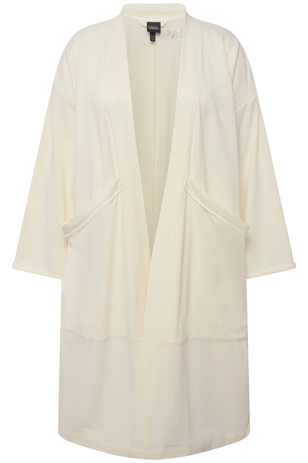 Короткий халат Ulla Popken, белый
Короткий халат Ulla Popken, белый