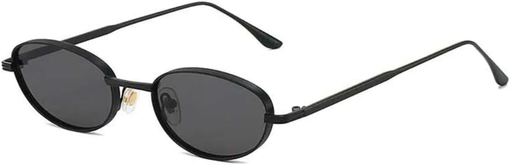 Солнцезащитные очки с защитой от УФ-излучения UV400 | Металлические овальные линзы в стиле панк | Цветные линзы | Для женщин и мужчин | Для занятий спортом на открытом воздухе и вождения DSVIGF, Black-black
Солнцезащитные очки с защитой от УФ-излучения UV400 | Металлические овальные линзы в стиле панк | Цветные линзы | Для женщин и мужчин | Для занятий спортом на открытом воздухе и вождения DSVIGF, Black-black