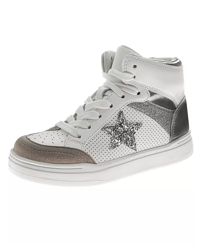 Высокие кеды для маленьких и больших девочек Kensie Girl, белый
Высокие кеды для маленьких и больших девочек Kensie Girl, белый