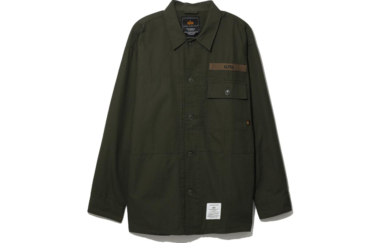 Рубашка унисекс Alpha Industries, зеленый
Рубашка унисекс Alpha Industries, зеленый