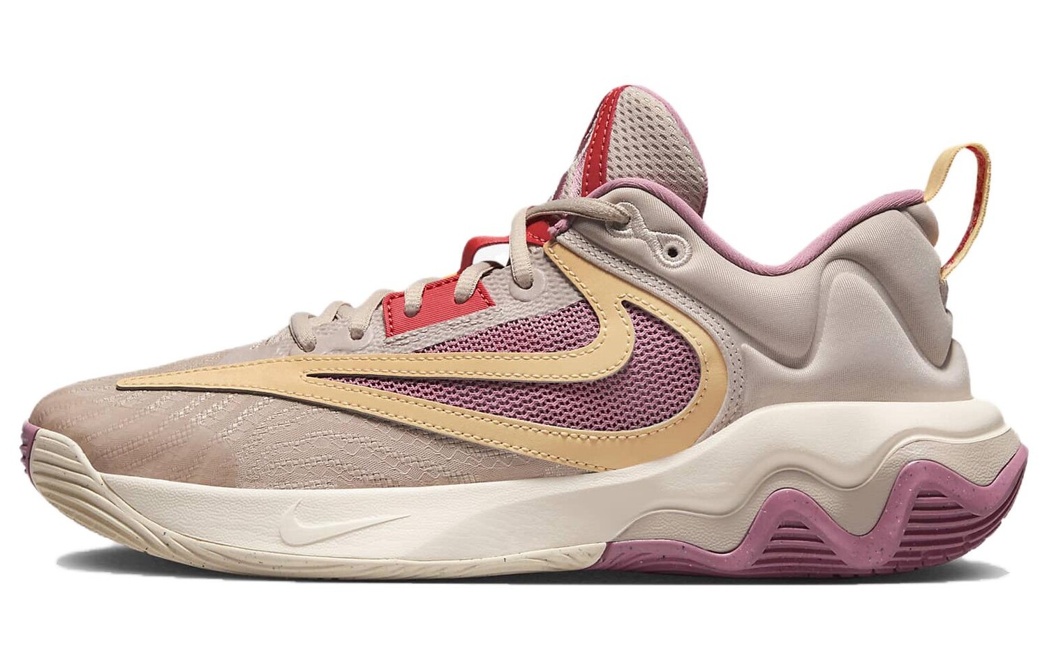 Кроссовки Nike Giannis Immortality Basketball, бежевый/розовый
Кроссовки Nike Giannis Immortality Basketball, бежевый/розовый