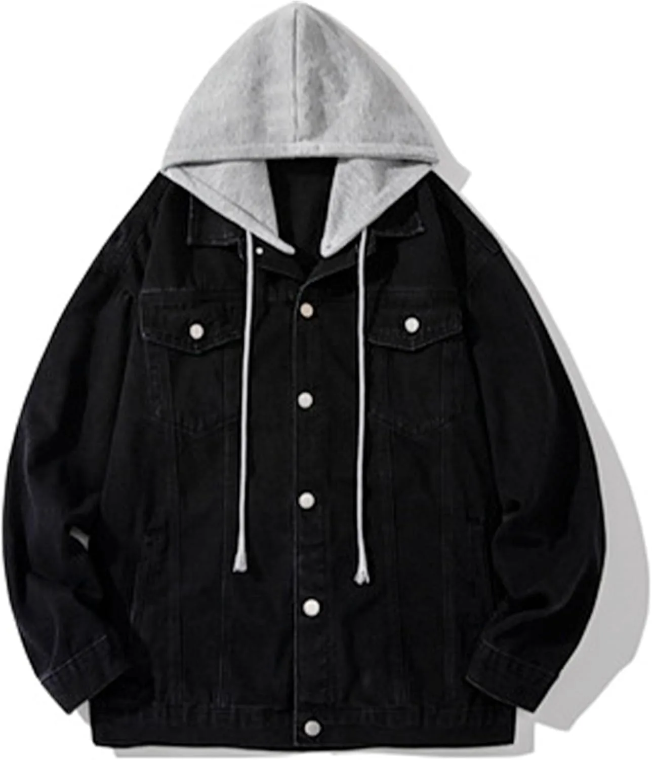 Мужская джинсовая куртка-худи с капюшоном и карманом JEShifangjiusu
Мужская джинсовая куртка-худи с капюшоном и карманом JEShifangjiusu