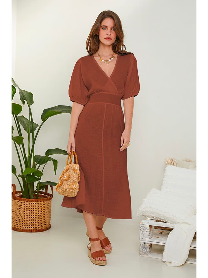 Длинное платье Rodier Lin, коричневый
Длинное платье Rodier Lin, коричневый