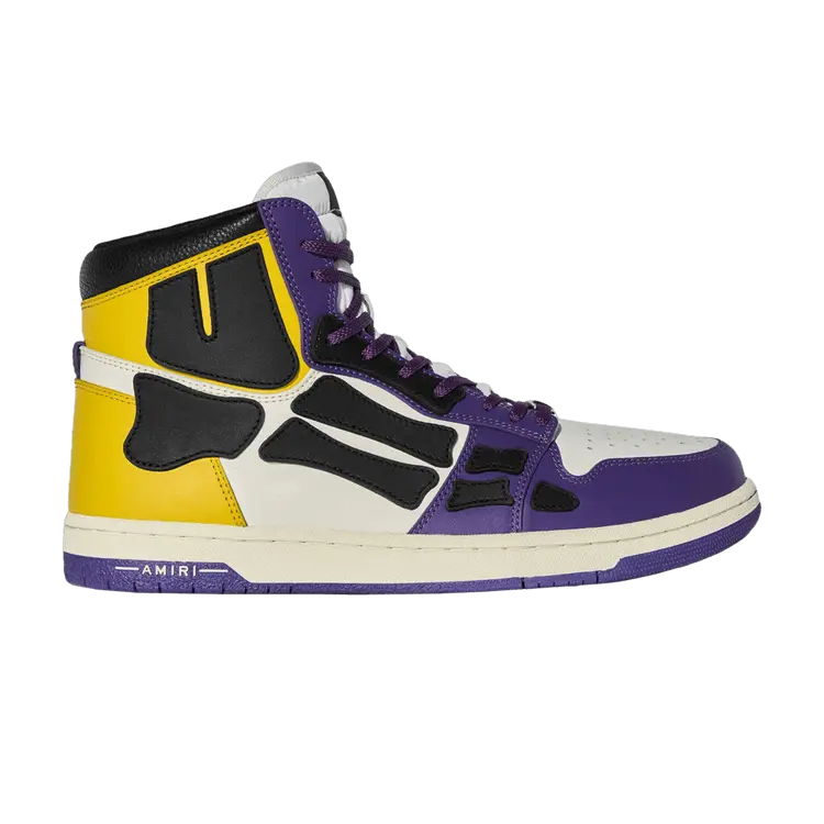 Кроссовки Amiri Skel Top High Purple Gold, фиолетовый 
Кроссовки Amiri Skel Top High Purple Gold, фиолетовый