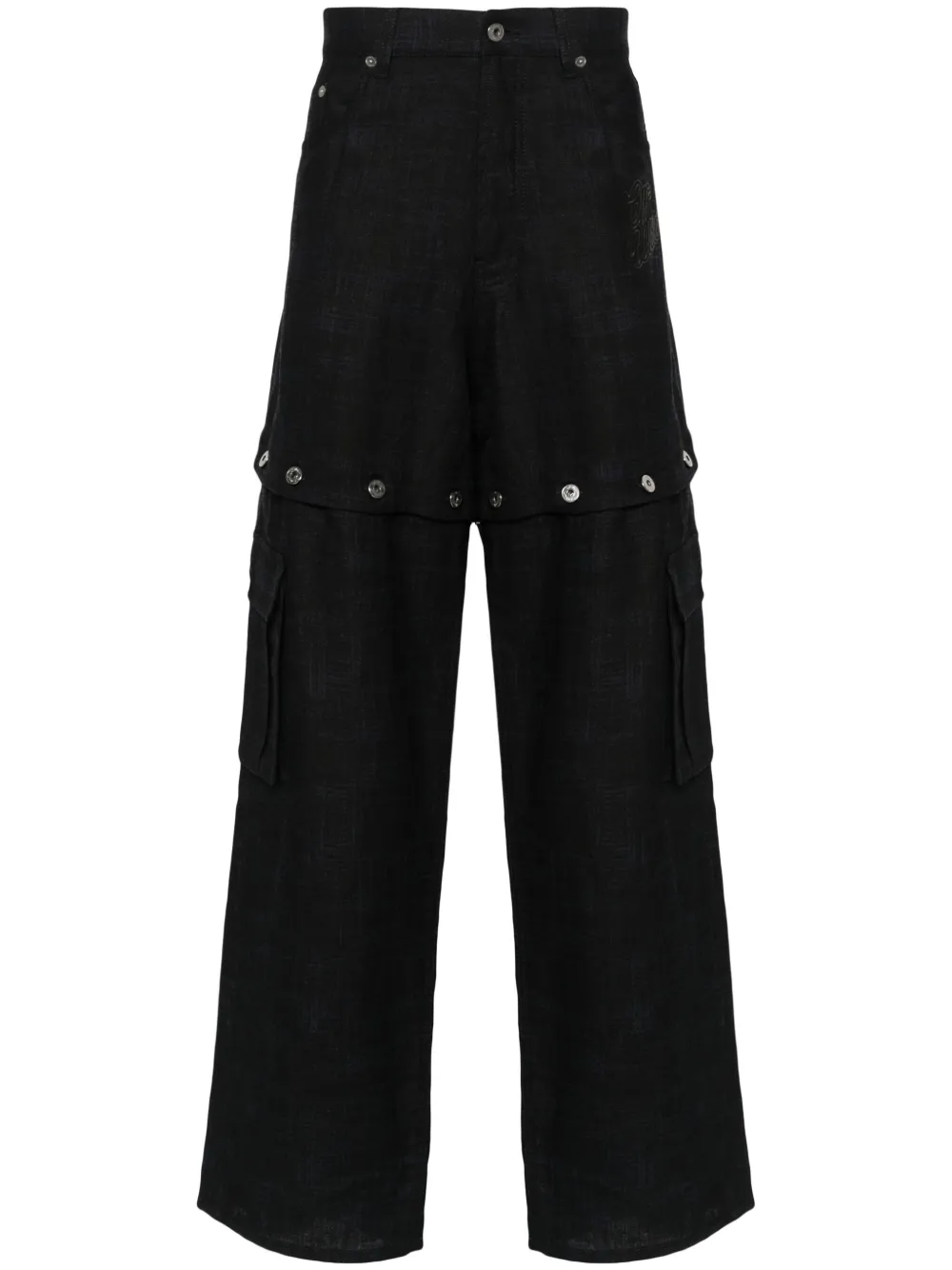 Прямые брюки карго 90s Logo OFF-WHITE, синий
Прямые брюки карго 90s Logo OFF-WHITE, синий