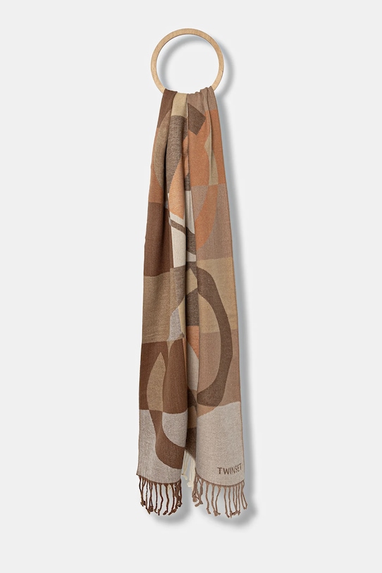 Шарф Twinset, коричневый
Шарф Twinset, коричневый