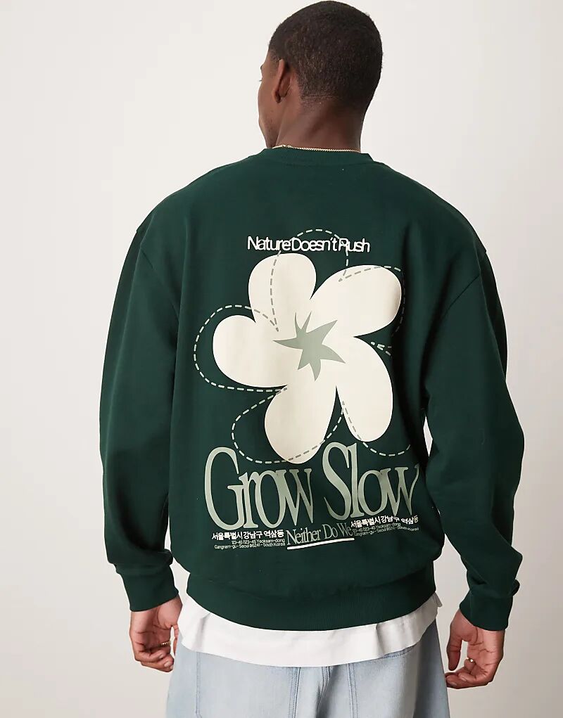 Толстовка ASOS DESIGN с цветочным принтом зеленого цвета
Толстовка ASOS DESIGN с цветочным принтом зеленого цвета