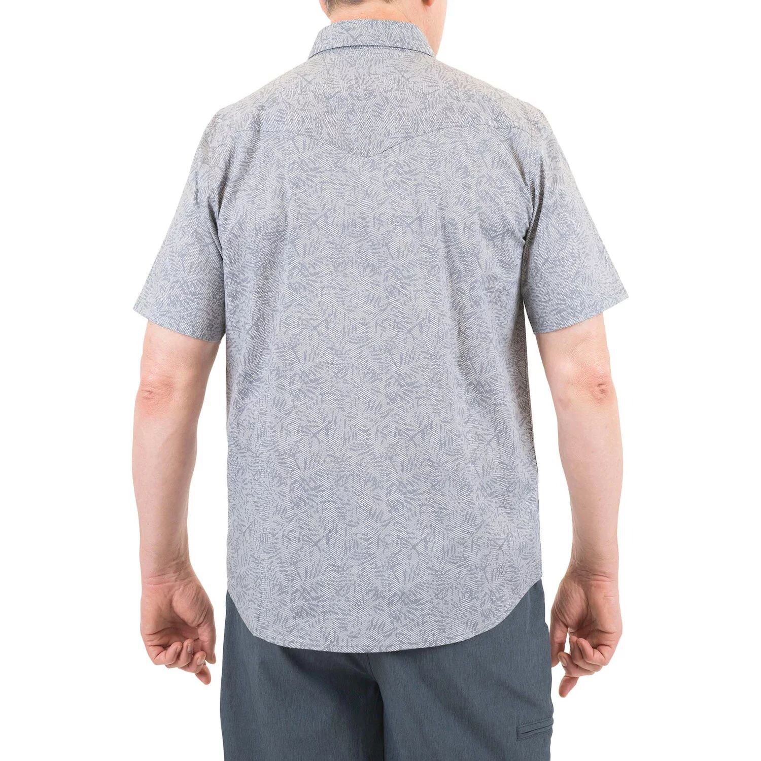 Мужская рубашка обычного кроя из шамбре с цветочным принтом Mountain and Isles на кнопках спереди
Мужская рубашка обычного кроя из шамбре с цветочным принтом Mountain and Isles на кнопках спереди