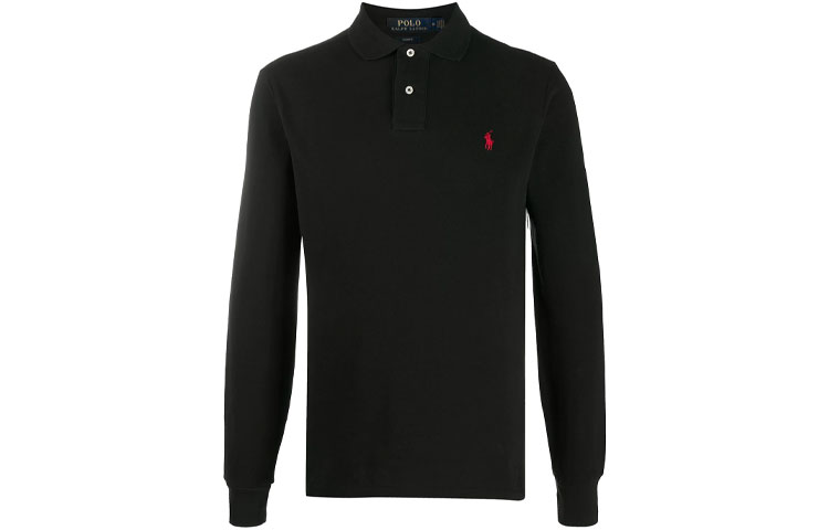 Поло с вышивкой пони Polo Ralph Lauren, черный
Поло с вышивкой пони Polo Ralph Lauren, черный