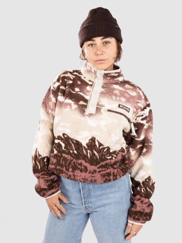 Флисовый пуловер Columbia Helvetia II Printed Cropped Half Snap Half-Zip Fleece Pullover, tobacco sisters/dk stn
Флисовый пуловер Columbia Helvetia II Printed Cropped Half Snap Half-Zip Fleece Pullover, tobacco sisters/dk stn