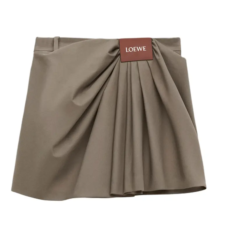 LOEWE Драпированная юбка 'Khaki Brown'
LOEWE Драпированная юбка 'Khaki Brown'