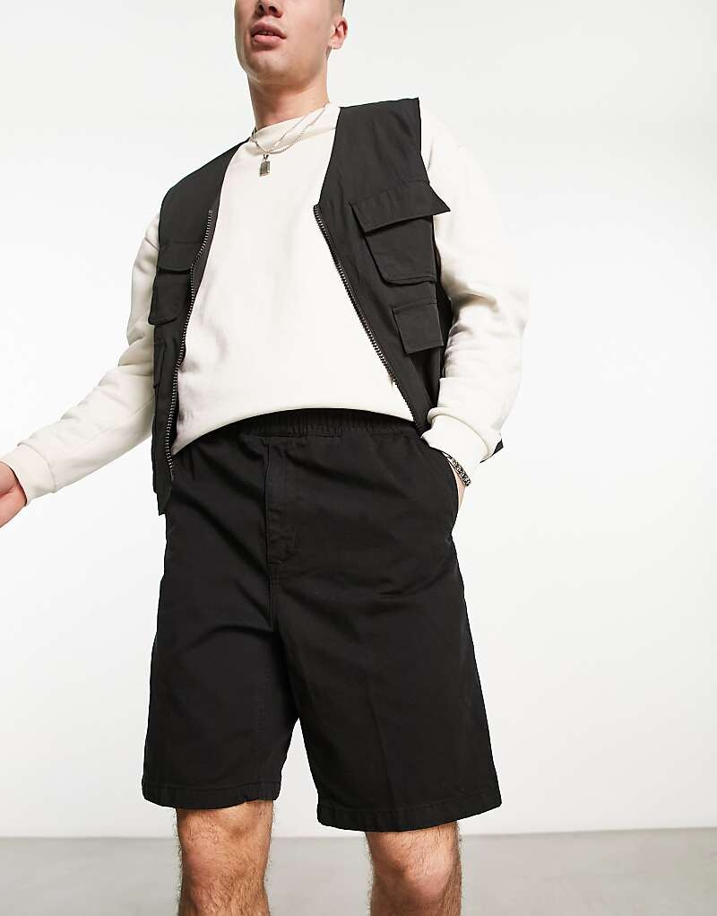 Черные плотницкие шорты Carhartt WIP Flint Regular
Черные плотницкие шорты Carhartt WIP Flint Regular