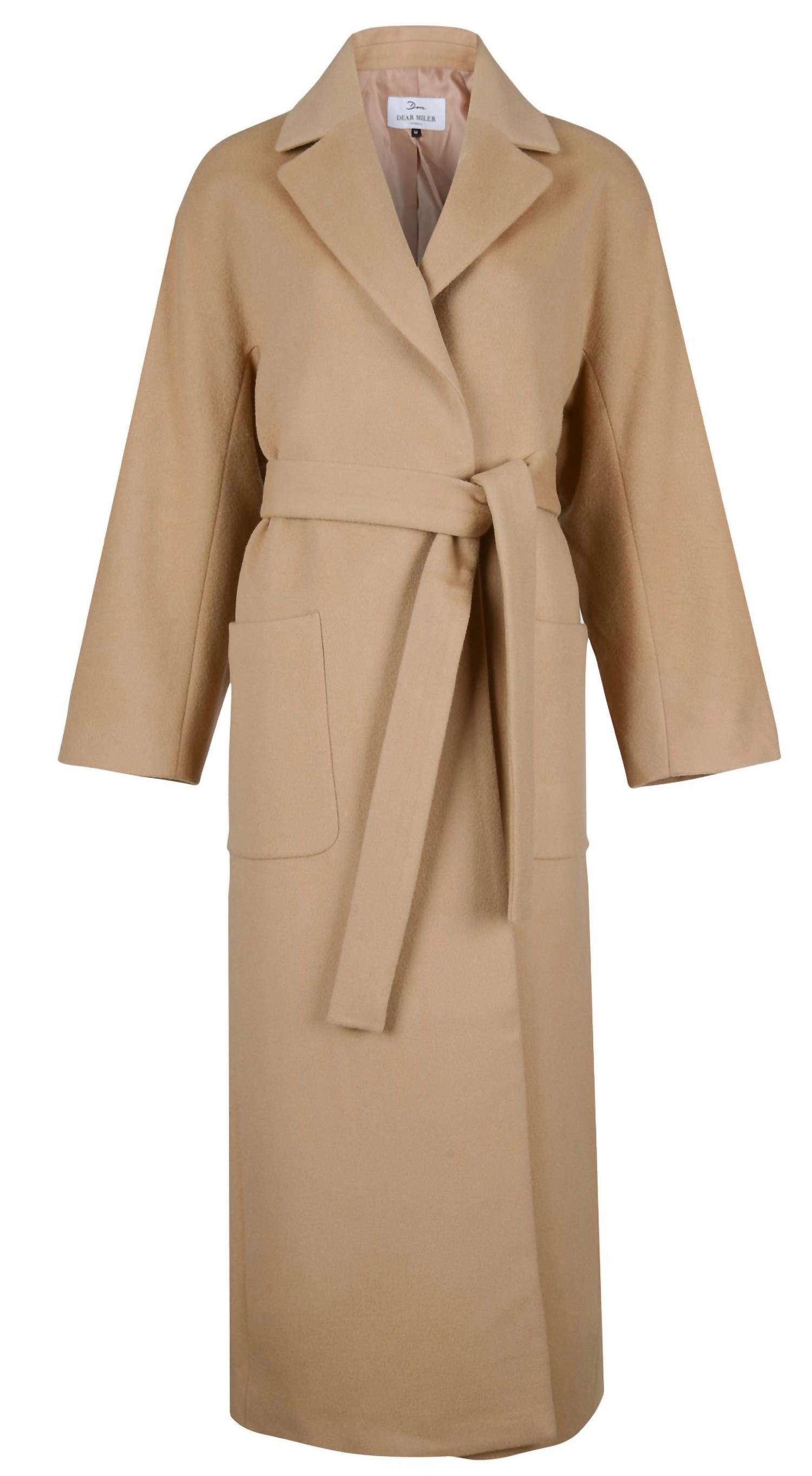Шерстяное длинное пальто в верблюжьем цвете Dear Miler, коричневый
Шерстяное длинное пальто в верблюжьем цвете Dear Miler, коричневый