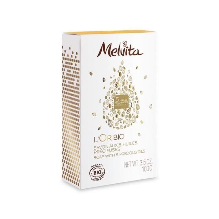 Melvita L'Or Bio, Мыло с 5 драгоценными органическими маслами, 100 г
Melvita L'Or Bio, Мыло с 5 драгоценными органическими маслами, 100 г