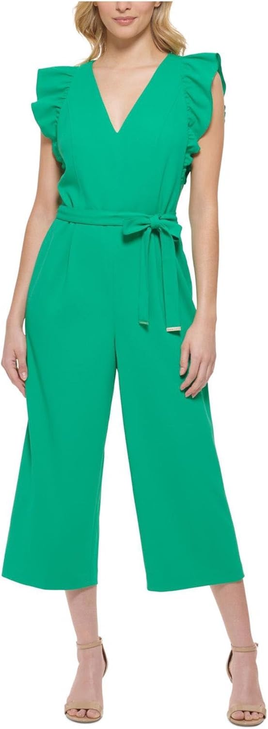 Женский комбинезон Tommy Hilfiger с рукавами-крылышками, V-образным вырезом и завязкой на талии, Parakeet
Женский комбинезон Tommy Hilfiger с рукавами-крылышками, V-образным вырезом и завязкой на талии, Parakeet