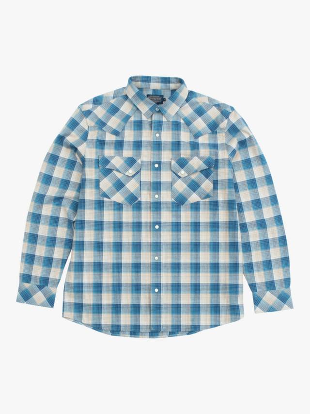 Рубашка Wyatt из хлопка в клетку Pendleton, Tan/Blue Plaid
Рубашка Wyatt из хлопка в клетку Pendleton, Tan/Blue Plaid