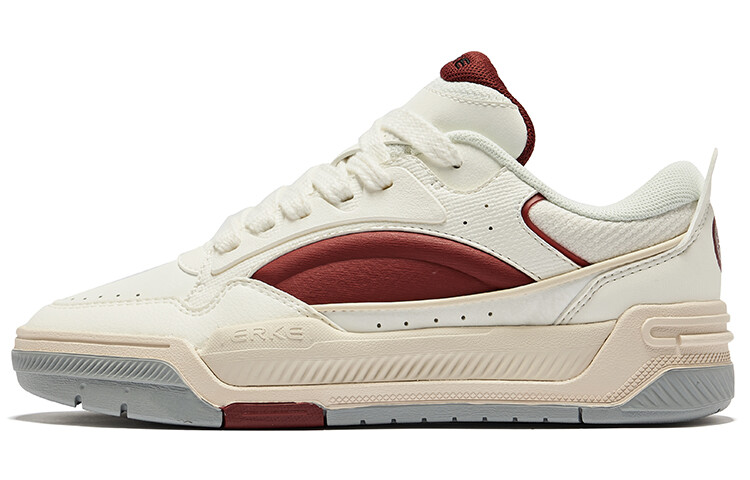 Кеды, скейтборд обувь женская низкая микрокристаллическая белый бордо красный Erke
Кеды, скейтборд обувь женская низкая микрокристаллическая белый бордо красный Erke