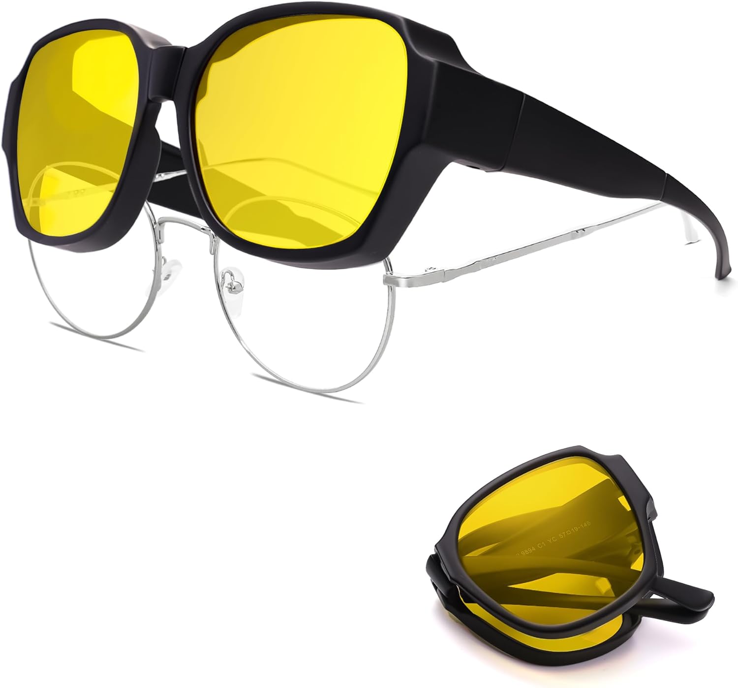 Поляризованные солнцезащитные очки VANLINKER для мужчин и женщин, складные, легкие, модные, увеличенного квадратного размера, модель VL9894, Matte Black Frame Yellow Lens
Поляризованные солнцезащитные очки VANLINKER для мужчин и женщин, складные, легкие, модные, увеличенного квадратного размера, модель VL9894, Matte Black Frame Yellow Lens