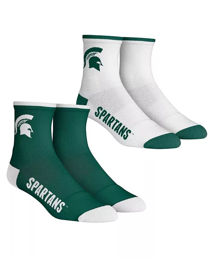 Носки для мальчиков и девочек Michigan State Spartans Core Team, комплект из 2 пар носков длиной четверть длины Rock 'Em
Носки для мальчиков и девочек Michigan State Spartans Core Team, комплект из 2 пар носков длиной четверть длины Rock 'Em