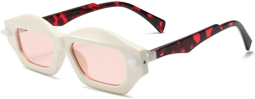 Модные уникальные солнцезащитные очки в форме многоугольного кошачьего глаза, двухцветные, для женщин и мужчин, в стиле ретро, с заклепками и градиентным переходом цвета WNCKSQ, Beige Leopard Pink
Модные уникальные солнцезащитные очки в форме многоугольного кошачьего глаза, двухцветные, для женщин и мужчин, в стиле ретро, с заклепками и градиентным переходом цвета WNCKSQ, Beige Leopard Pink