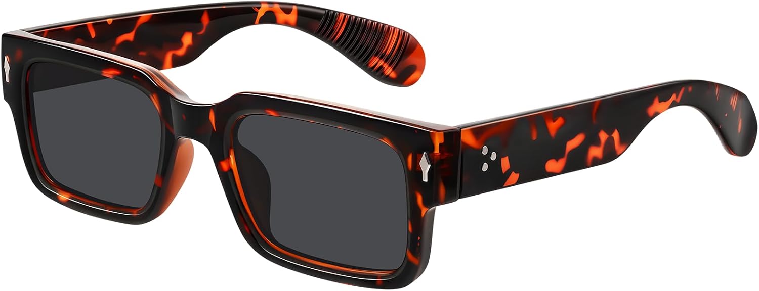 Поляризованные солнцезащитные очки для мужчин и женщин - модные квадратные солнцезащитные очки скульптурной формы для вождения и игры в гольф VMAEB, Tort.frame/ Grey Lens
Поляризованные солнцезащитные очки для мужчин и женщин - модные квадратные солнцезащитные очки скульптурной формы для вождения и игры в гольф VMAEB, Tort.frame/ Grey Lens