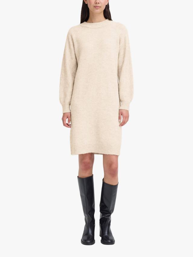 Asdis платье-джемпер с круглым вырезом ICHI, Oatmeal Melange
Asdis платье-джемпер с круглым вырезом ICHI, Oatmeal Melange