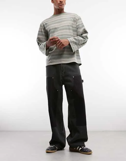 Черные мешковатые джинсы с низкой посадкой и петлями Weekday Astro
Черные мешковатые джинсы с низкой посадкой и петлями Weekday Astro