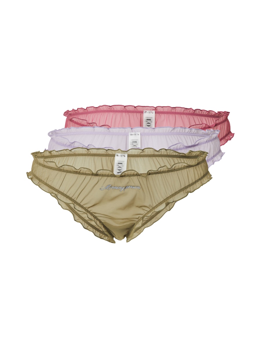 Трусики LOVE Stories Lola, зеленый/светло-фиолетовый/розовый
Трусики LOVE Stories Lola, зеленый/светло-фиолетовый/розовый