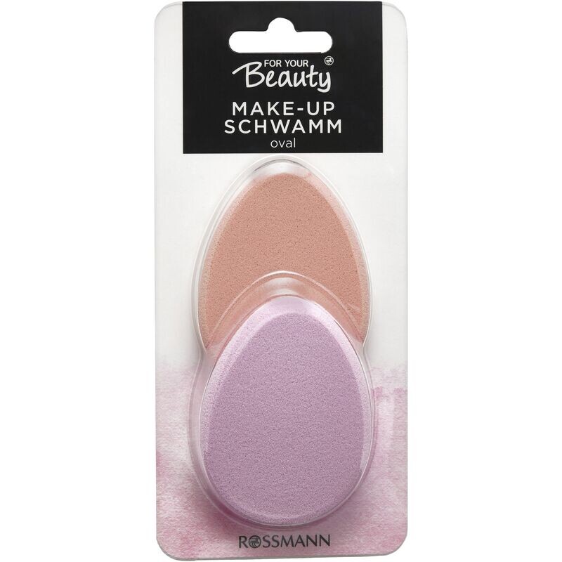 Спонж для макияжа овальный For Your Beauty, 2 шт.
Спонж для макияжа овальный For Your Beauty, 2 шт.