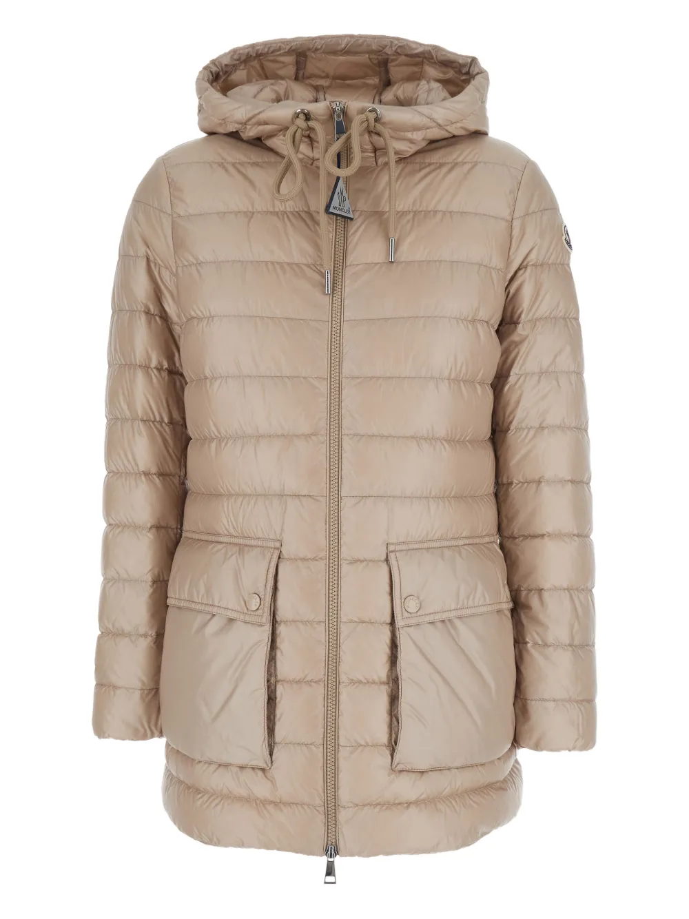 Пальто с капюшоном и карманами Moncler, нейтральный
Пальто с капюшоном и карманами Moncler, нейтральный