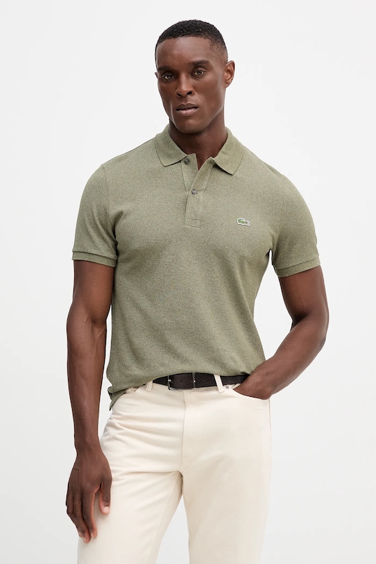 Хлопковое поло Lacoste, зеленый
Хлопковое поло Lacoste, зеленый
