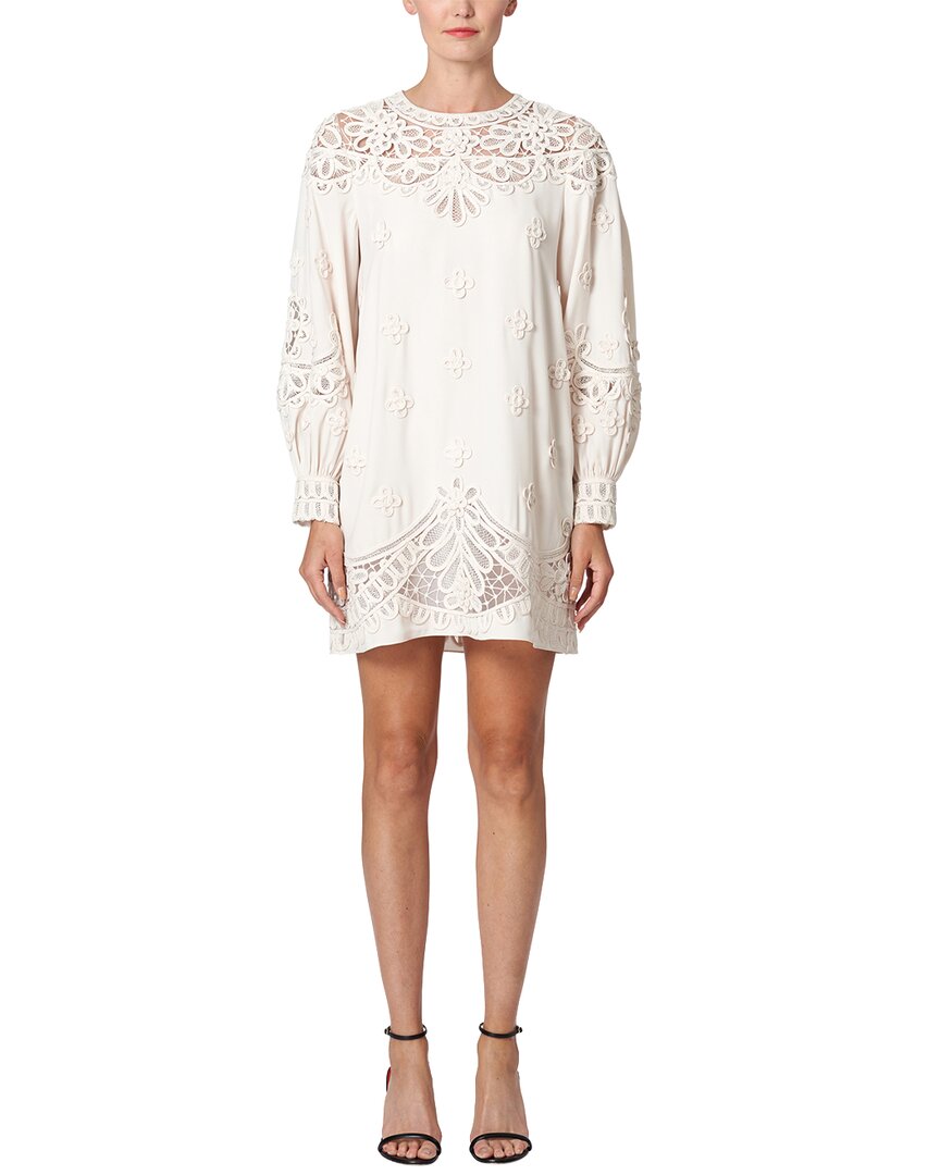 Платье-мини с рукавами-фонариками Carolina Herrera, белый
Платье-мини с рукавами-фонариками Carolina Herrera, белый