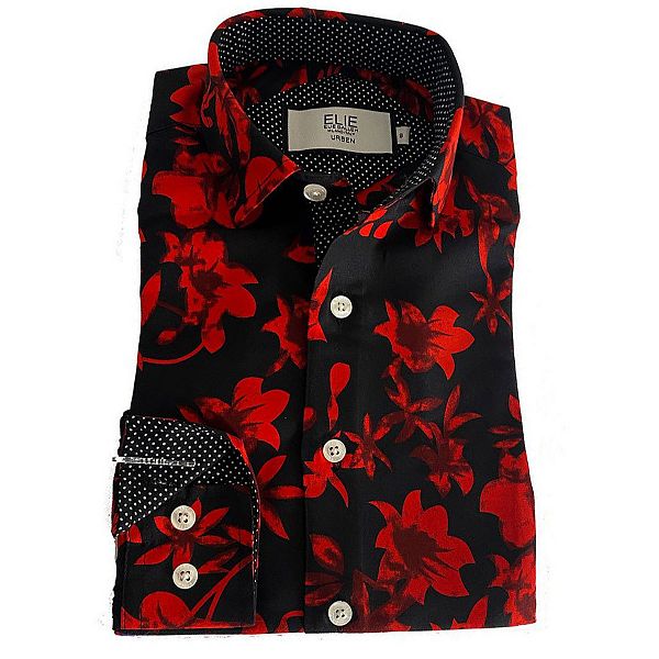 Мальчиковая рубашка slim fit с цветочным принтом Elie Balleh, Black
Мальчиковая рубашка slim fit с цветочным принтом Elie Balleh, Black