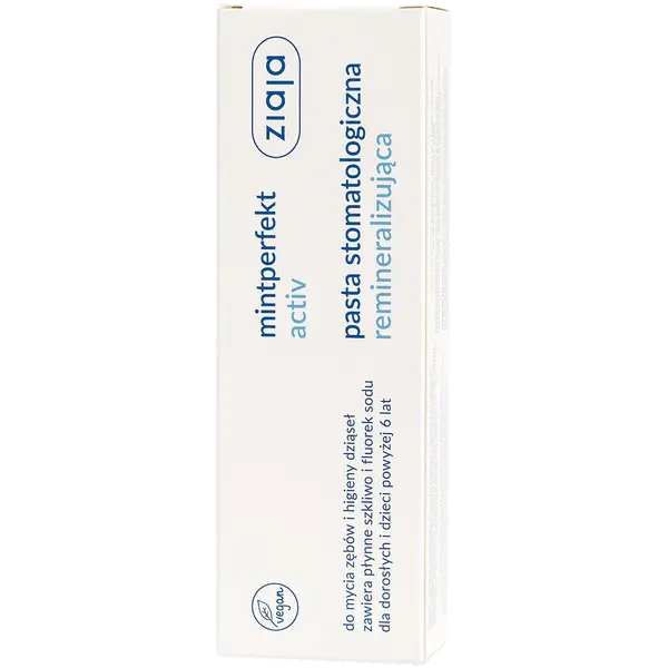 Реминерализующая зубная паста для чистки зубов, 75 мл Ziaja Mintperfeckt active
Реминерализующая зубная паста для чистки зубов, 75 мл Ziaja Mintperfeckt active