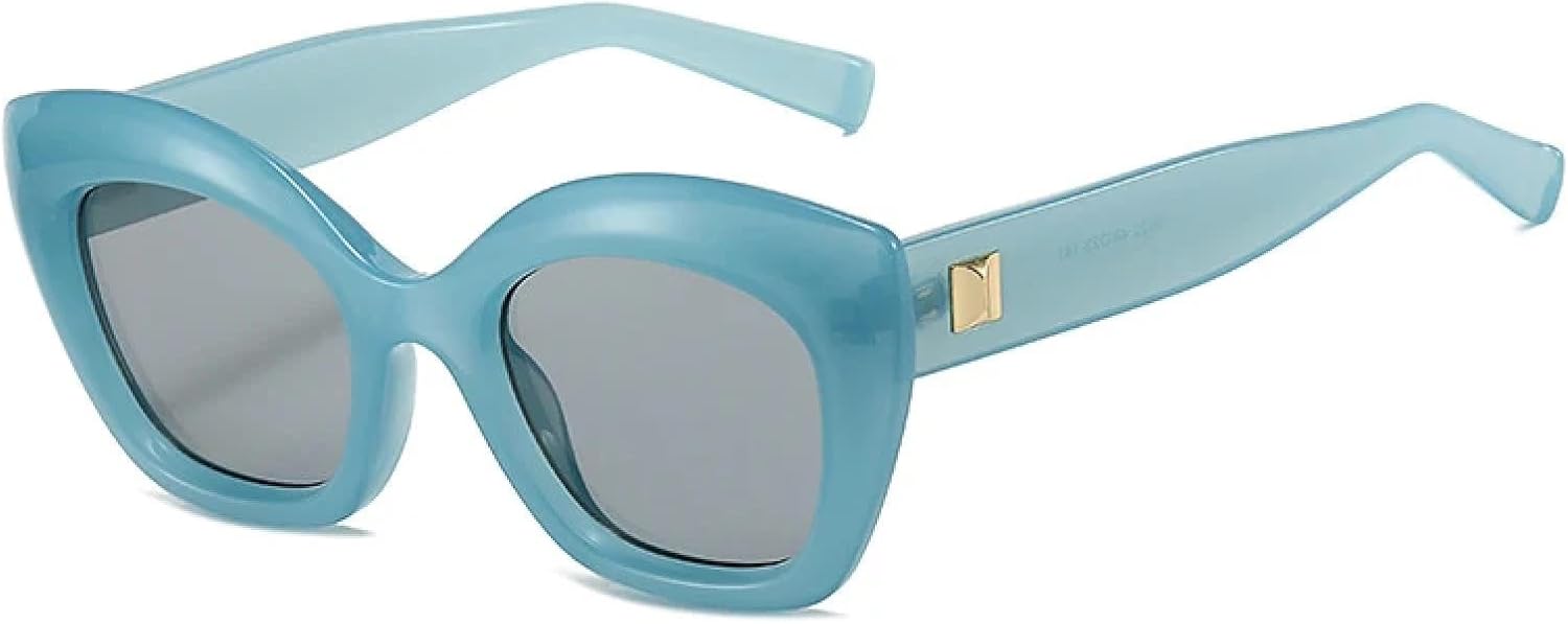 Солнцезащитные очки «кошачий глаз» для женщин, желейного цвета, ретро с заклепками, для мужчин, леопардовый принт, защита от УФ-излучения UV400 UATXTAU, Blue Light Gray
Солнцезащитные очки «кошачий глаз» для женщин, желейного цвета, ретро с заклепками, для мужчин, леопардовый принт, защита от УФ-излучения UV400 UATXTAU, Blue Light Gray