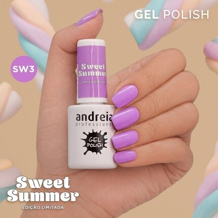 Гель-лак для ногтей Sweet Summer Purple Sw3, Andreia Professional
Гель-лак для ногтей Sweet Summer Purple Sw3, Andreia Professional