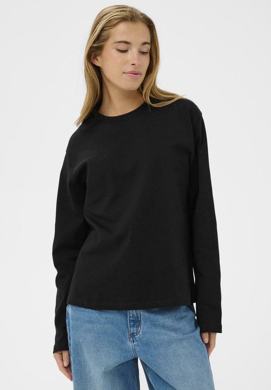 Топ Kaffe KAelena T-Shirt, Black Deep/Mottled Black
Топ Kaffe KAelena T-Shirt, Black Deep/Mottled Black