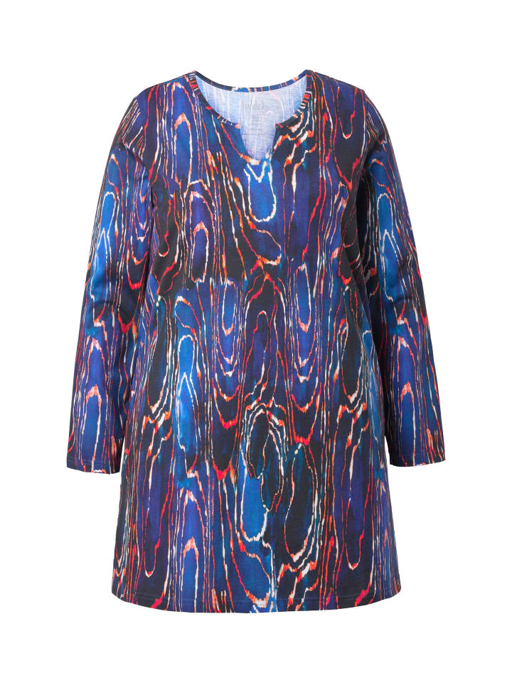 Длинная рубашка королевского синего цвета Ulla Popken
Длинная рубашка королевского синего цвета Ulla Popken