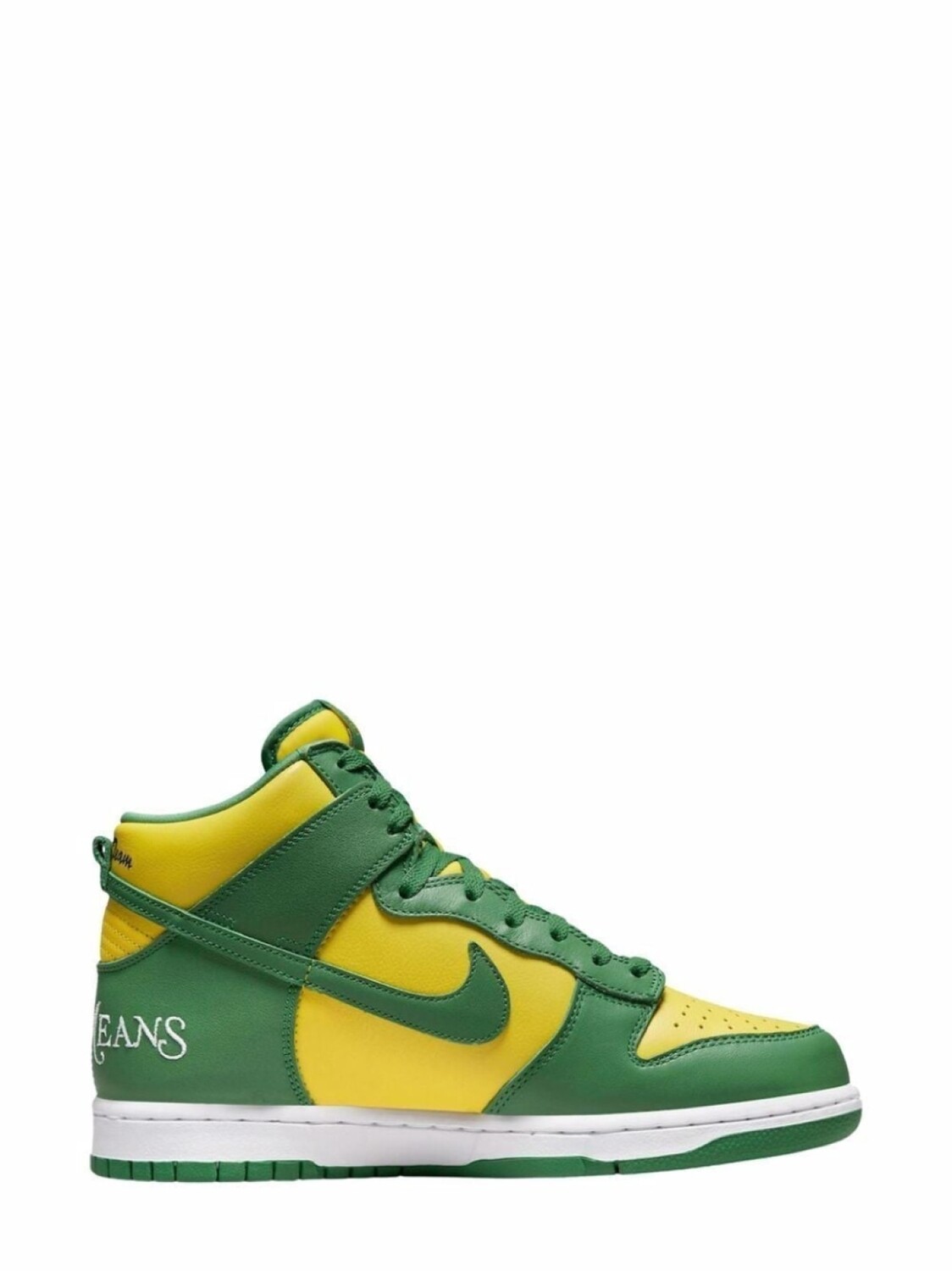 Кроссовки SB Dunk High из коллаборации с Supreme Nike, зеленый
Кроссовки SB Dunk High из коллаборации с Supreme Nike, зеленый