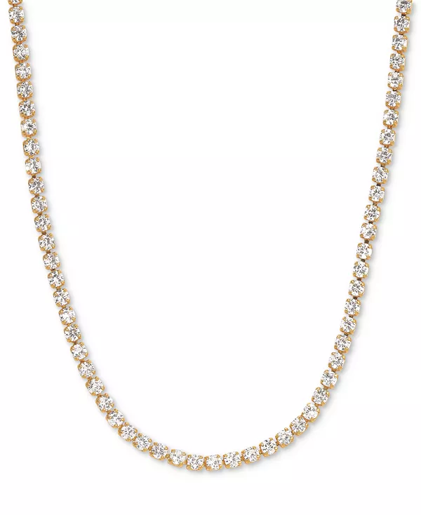 Теннисное ожерелье с кристаллами, покрытыми 18-каратным золотом, 14 дюймов + удлинитель 3 дюйма Girls Crew, gold
Теннисное ожерелье с кристаллами, покрытыми 18-каратным золотом, 14 дюймов + удлинитель 3 дюйма Girls Crew, gold