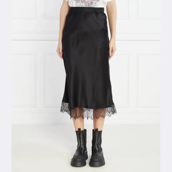 Шелковая юбка The Kooples, черный
Шелковая юбка The Kooples, черный