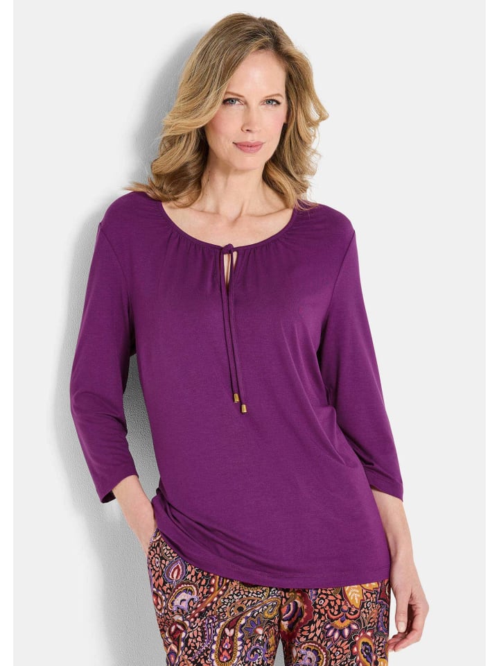 GOLDNER Размер короткий: блузка/рубашка с короткими рукавами из вискозы, круглый вырез, ягодного цвета
GOLDNER Размер короткий: блузка/рубашка с короткими рукавами из вискозы, круглый вырез, ягодного цвета