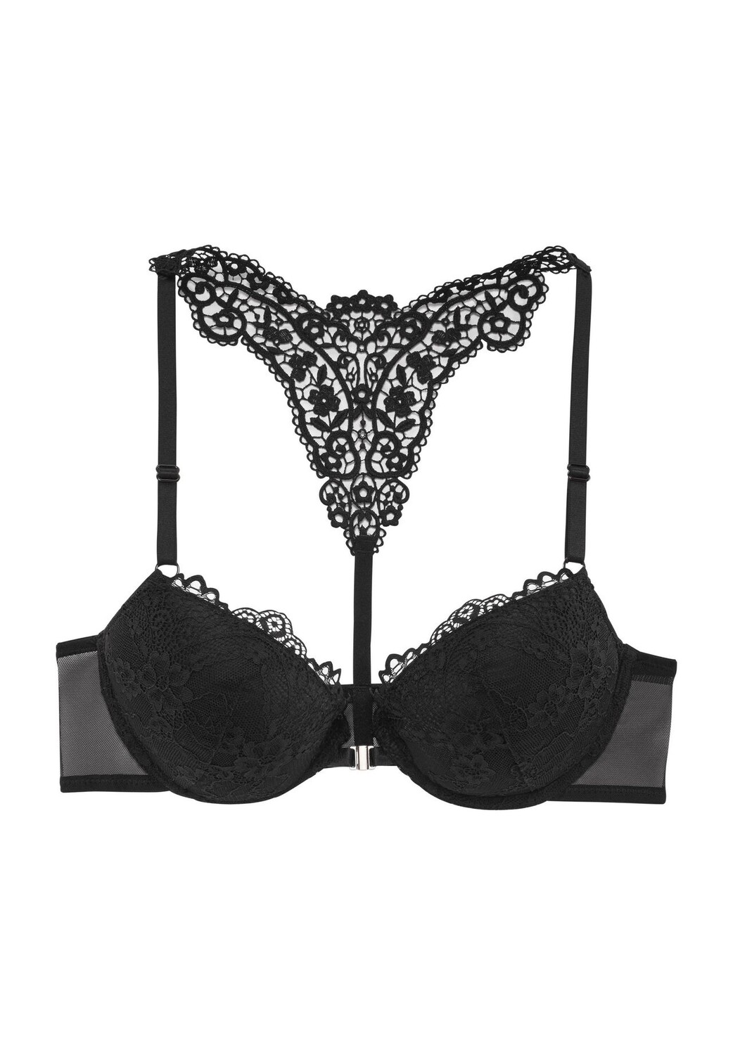 Женский кружевной бюстгальтер Melissa B с чашкой пуш-ап LASCANA, черный
Женский кружевной бюстгальтер Melissa B с чашкой пуш-ап LASCANA, черный