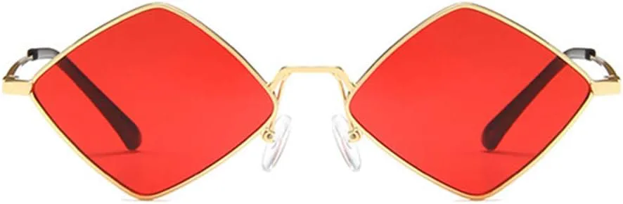Солнцезащитные очки ENTHYI в форме бриллианта для мужчин и женщин, металлическая четырехугольная оправа, солнцезащитная пленка, защита от УФ-излучения, Red
Солнцезащитные очки ENTHYI в форме бриллианта для мужчин и женщин, металлическая четырехугольная оправа, солнцезащитная пленка, защита от УФ-излучения, Red