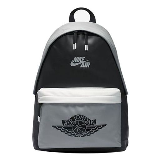 Рюкзак Air Jordan 1 Backpack 'Grey Black', черный 
Рюкзак Air Jordan 1 Backpack 'Grey Black', черный