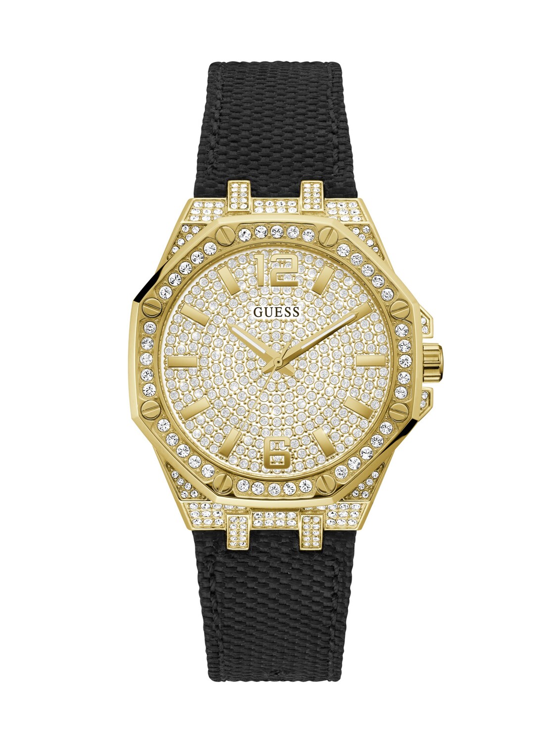 GUESS Часы Analog 'SHIMMER' в черном цвете
GUESS Часы Analog 'SHIMMER' в черном цвете