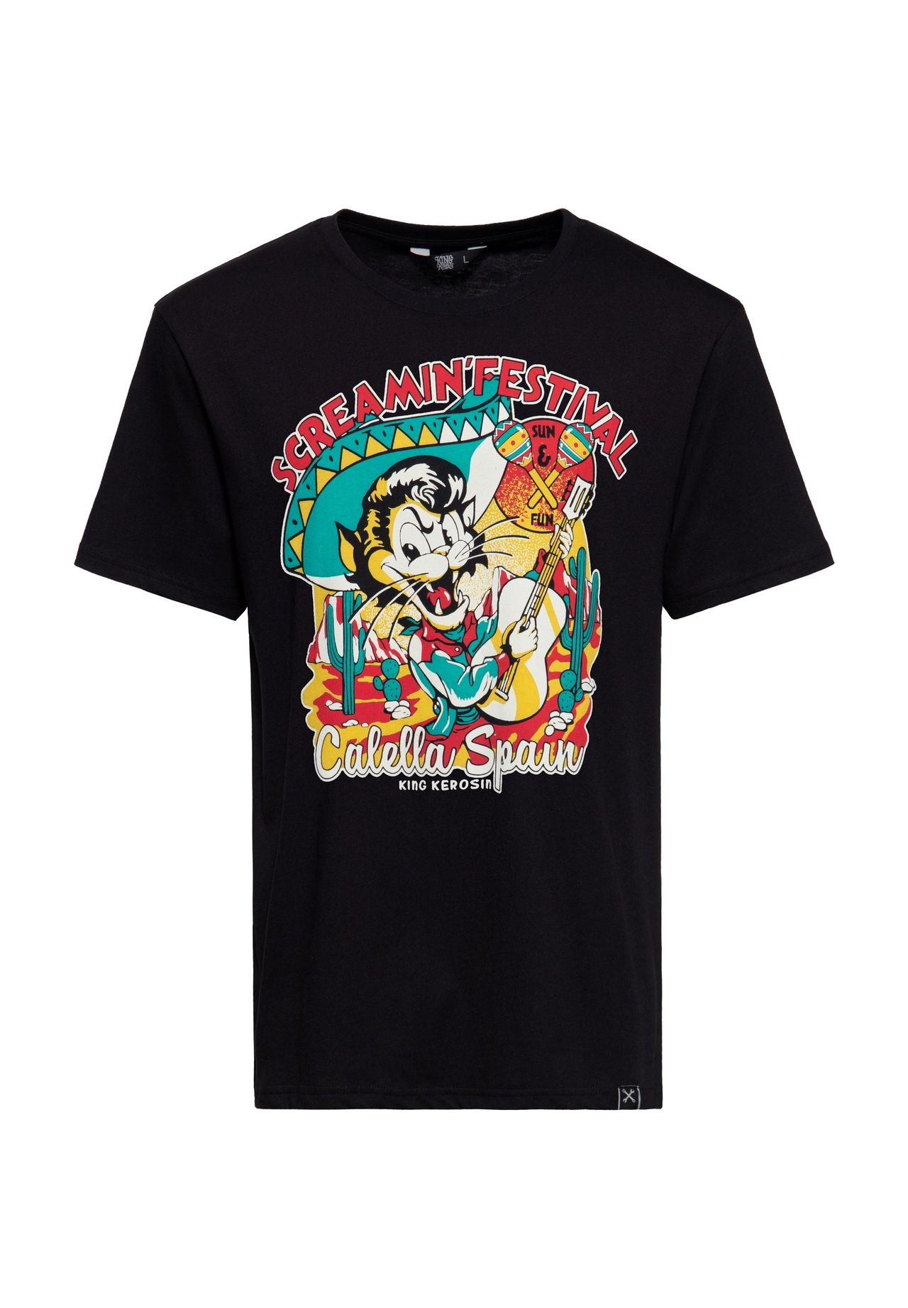 Рубашка с принтом со специальным принтом и официальной фестивальной футболкой Screamin' - 50S Rock & Rhythm Festival KING KEROSIN, черный
Рубашка с принтом со специальным принтом и официальной фестивальной футболкой Screamin' - 50S Rock & Rhythm Festival KING KEROSIN, черный