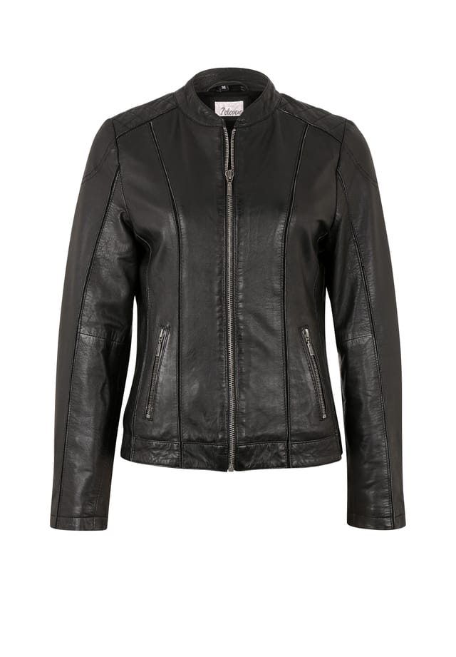 Кожаная куртка Gabi в байкерском стиле 7Eleven, черный
Кожаная куртка Gabi в байкерском стиле 7Eleven, черный