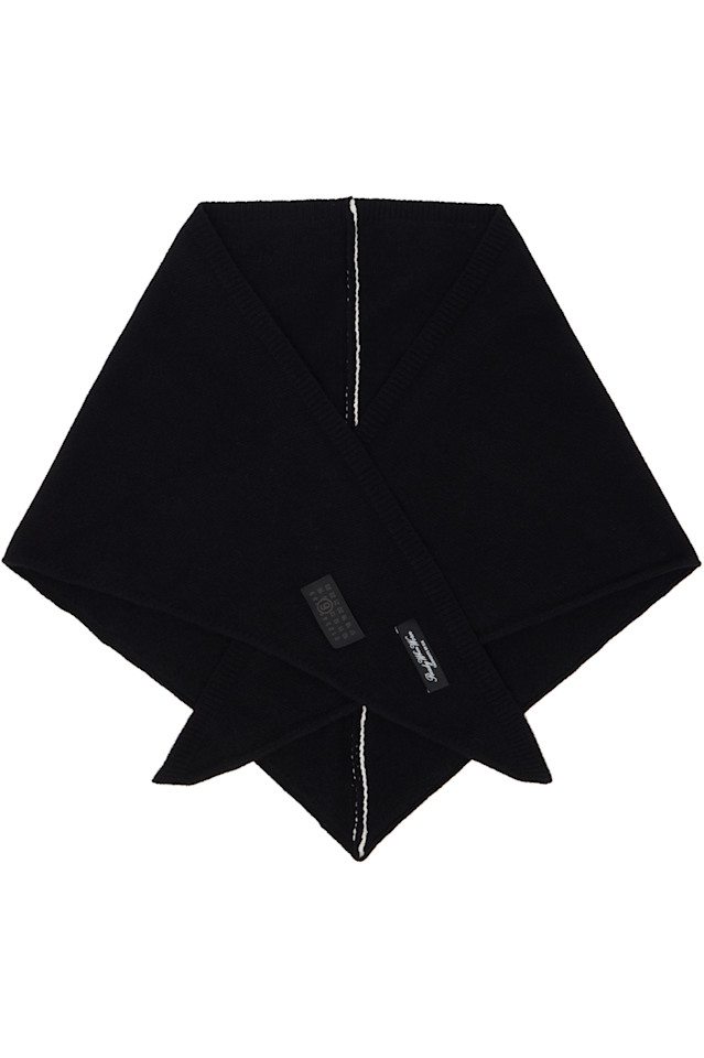 Шарф из шерстяной смеси Mm6 Maison Margiela, черный
Шарф из шерстяной смеси Mm6 Maison Margiela, черный