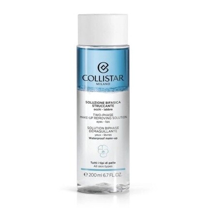 Раствор двухфазное средство для снятия макияжа с глаз и губ 200мл, Collistar
Раствор двухфазное средство для снятия макияжа с глаз и губ 200мл, Collistar